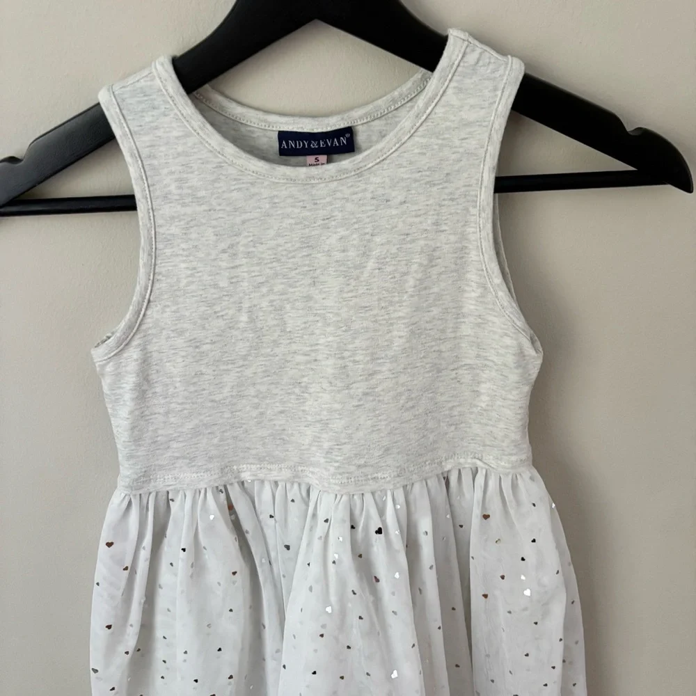 Andy & Evan Comfy Cat Set Sleeveless Dress Girl’s 5
